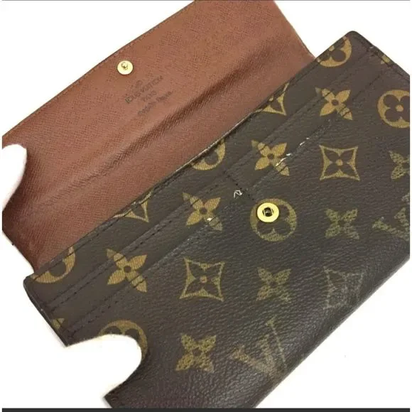 Louis Vuitton Monogram Portefeiulle Sarah Long Bifold Wallet /R5066 - Picture 5 of 8